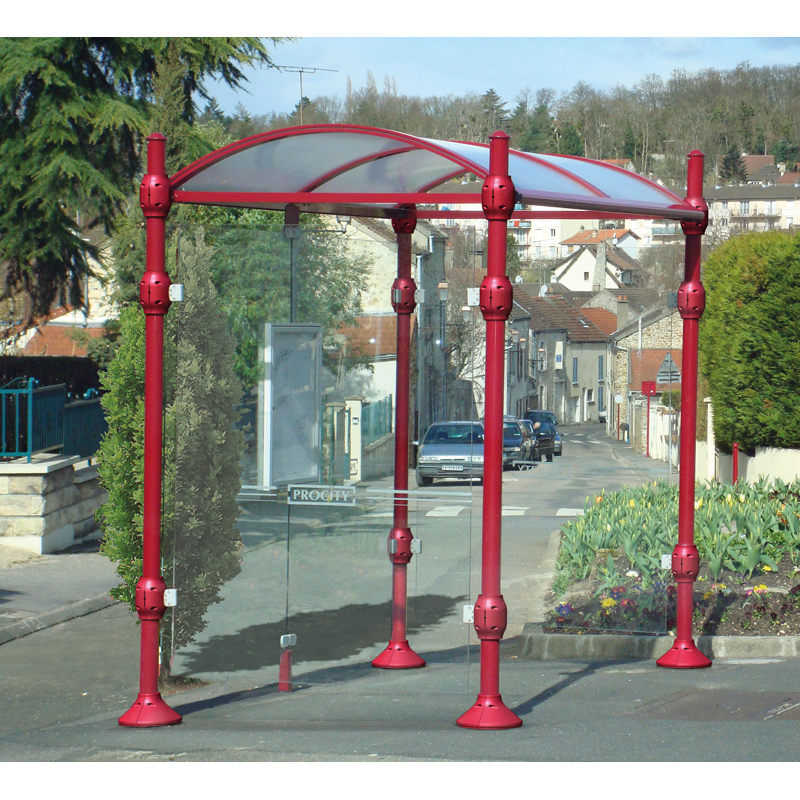 Abris bus couleur