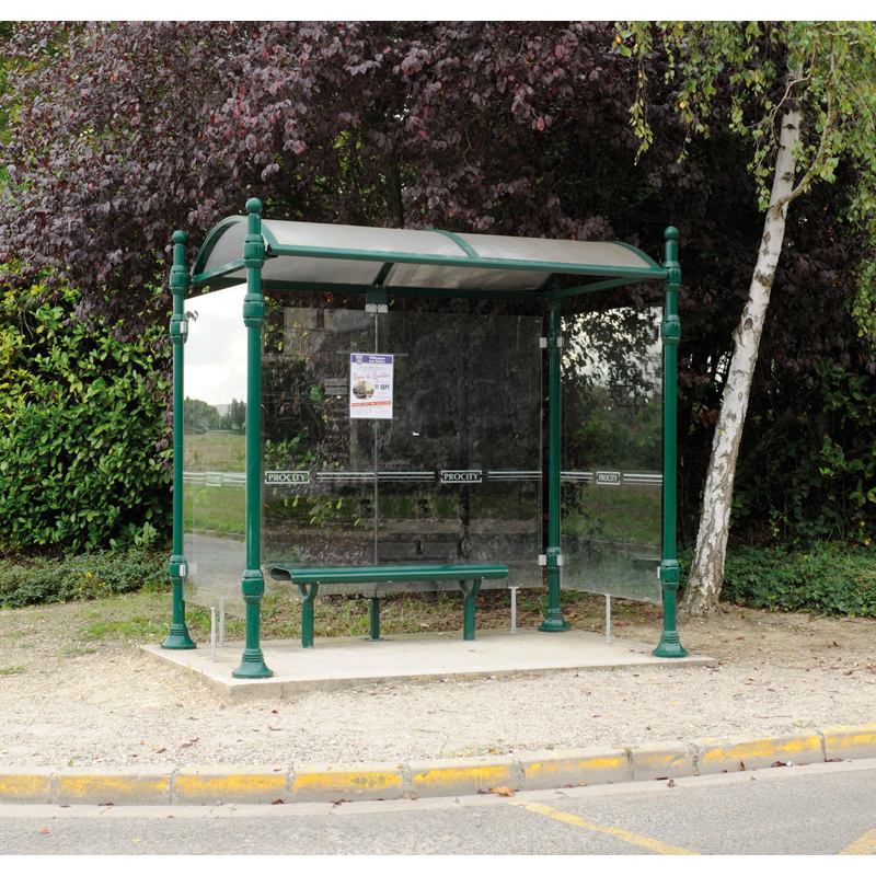 station bus cotés fermés