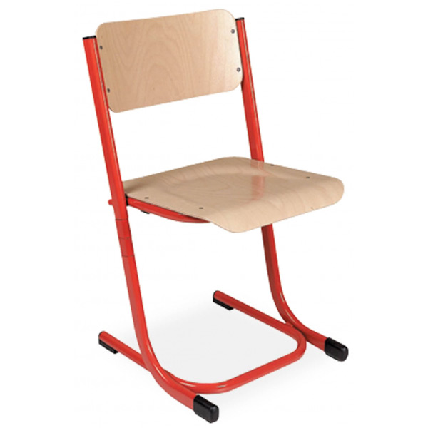 Chaise scolaire appui sur table