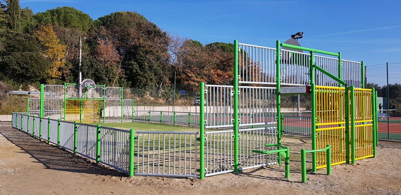 terrain mutltisports, terrain de sport, Gard