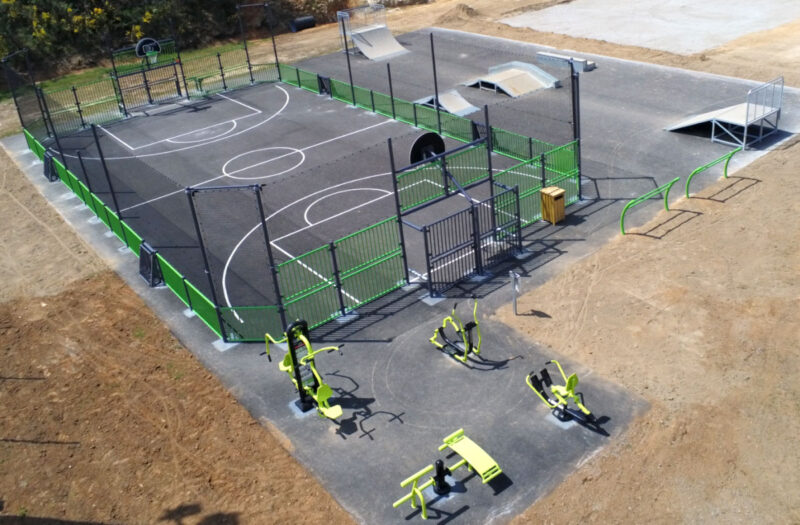 Ardeche, Terrain multisports, Skate park, tms, city stade, aire de fitness, freetness, fitpark